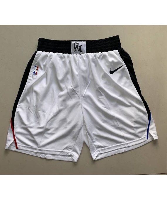 Pantalon Corto Los Angeles Clippers City Edition Blanco