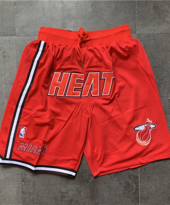 Pantalón Corto Miami Heat Rojo Classic Edition