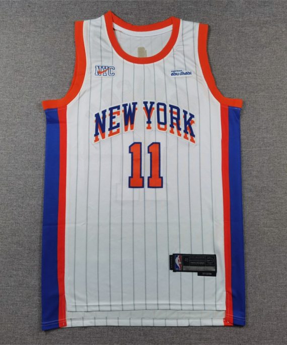 Camiseta Jalen Brunson #11 New York Knicks 2025 Blanco City Edition