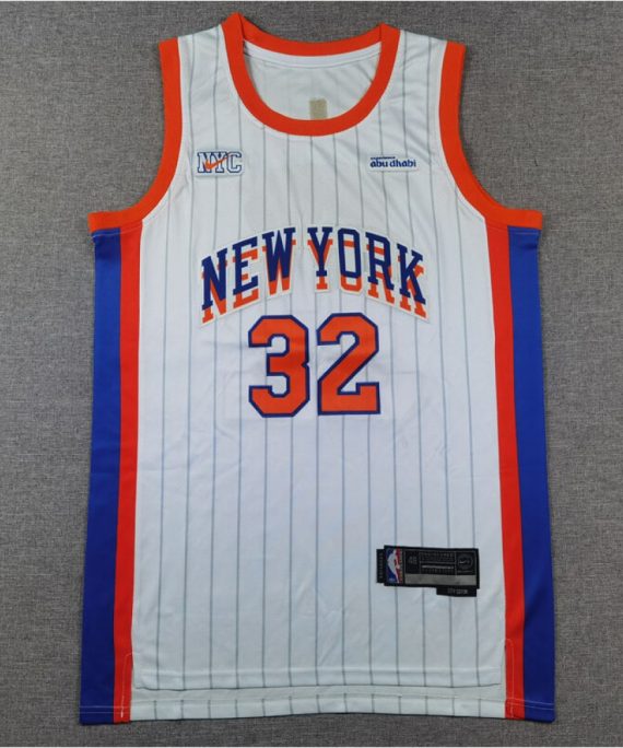 Camiseta Karl-Anthony Towns #32 New York Knicks 2025 City Edition Blanco