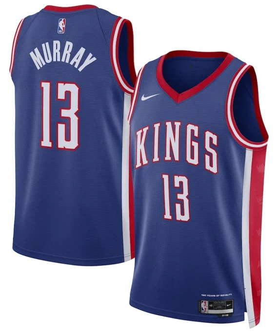 Camiseta Keegan Murray #13 Sacramento Kings 2025 Azul City Edition