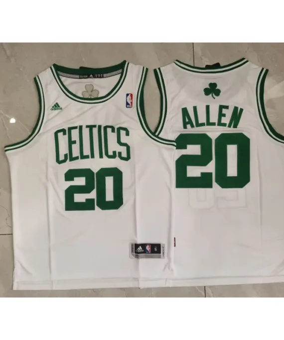 Camiseta Ray Allen Baloncesto #20 Boston Celtics Blanco