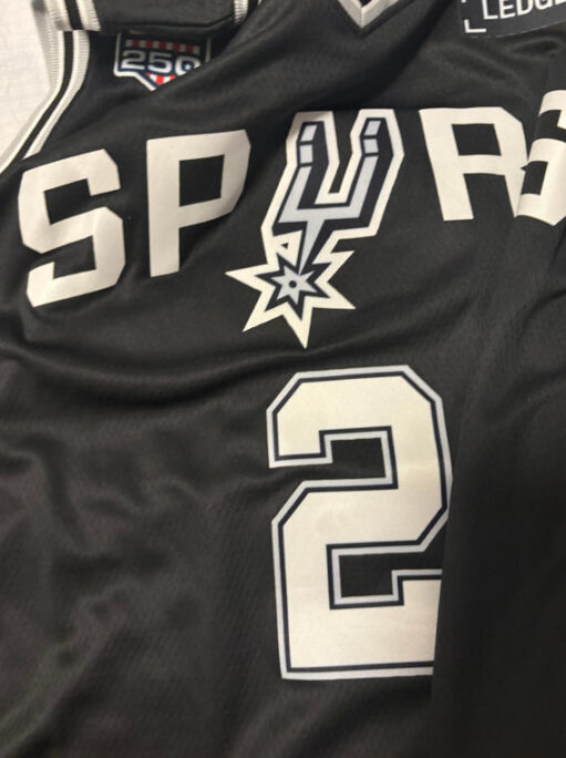 Click to view full screen Camiseta Dylan Harper Baloncesto #2 San Antonio Spurs 2026 Negro Finales Edition photo review