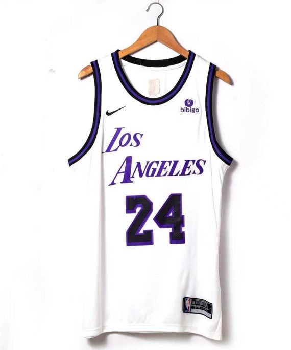 Camiseta Kobe Bryant #24 Los Angeles Lakers 2023 Blanco