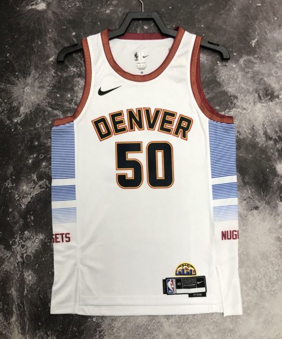 Camiseta Aaron Gordon #50 Denver Nuggets 2023 City Edition Blanco
