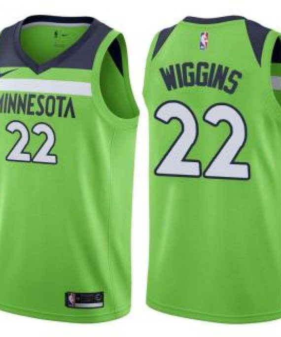 Camiseta Andrew Wiggins #22 Minnesota Timberwolves 17/18 Verde Statement