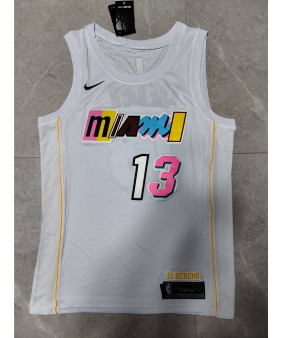 Camiseta Bam Adebayo #13 Miami Heat 22/23 Blanco City Edition