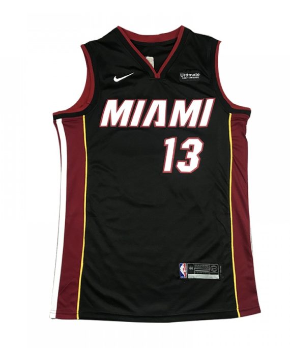 Camiseta Bam Adebayo #13 Miami Heat Negro
