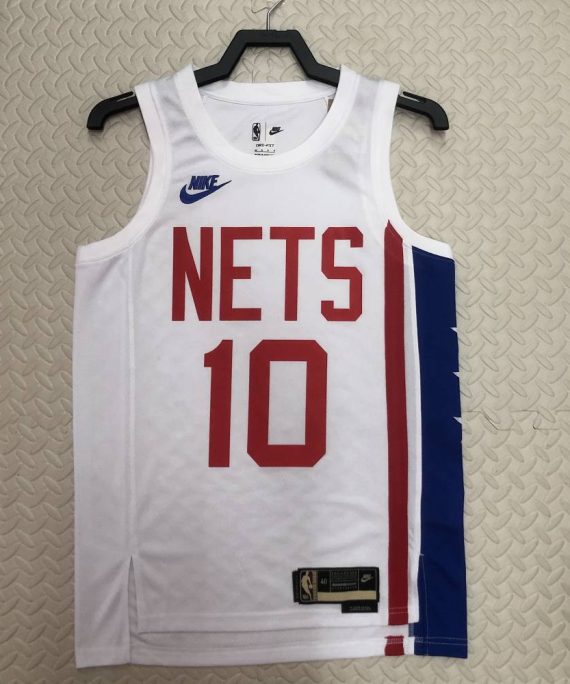 Camiseta Ben Simmons #10 Brooklyn Nets 2023 Blanco Classic Edition
