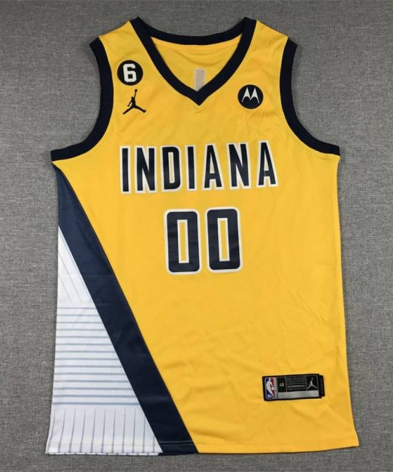Camiseta Bennedict Mathurin #00 Indiana Pacers Amarillo