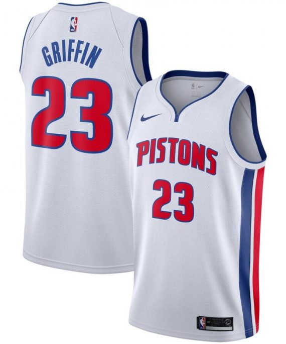 Camiseta Blake Griffin #23 Detroit Pistons Blanco