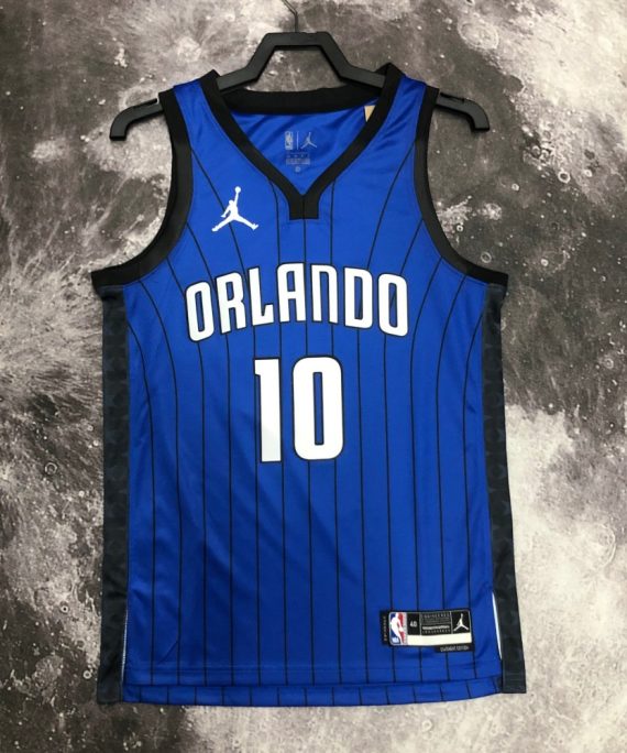 Camiseta Bol Bol #10 Orlando Magic 2023 Edición Flyer Azul