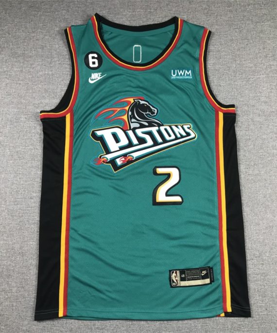 Camiseta Cade Cunningham #2 Detroit Pistons Icon Edition Verde