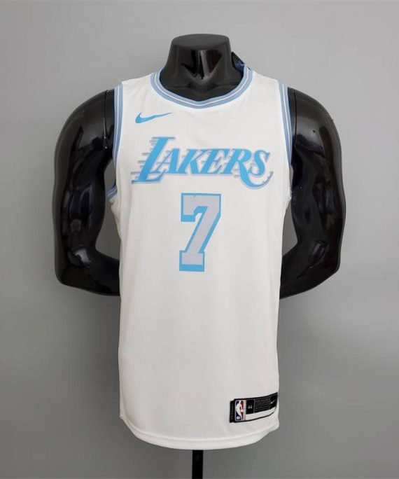 Camiseta Carmelo Anthony #7 Los Angeles Lakers 2021 Clásico Edition Blanco