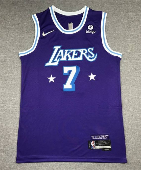 Camiseta Carmelo Anthony #7 Los Angeles Lakers 2022 City Edition Púrpura