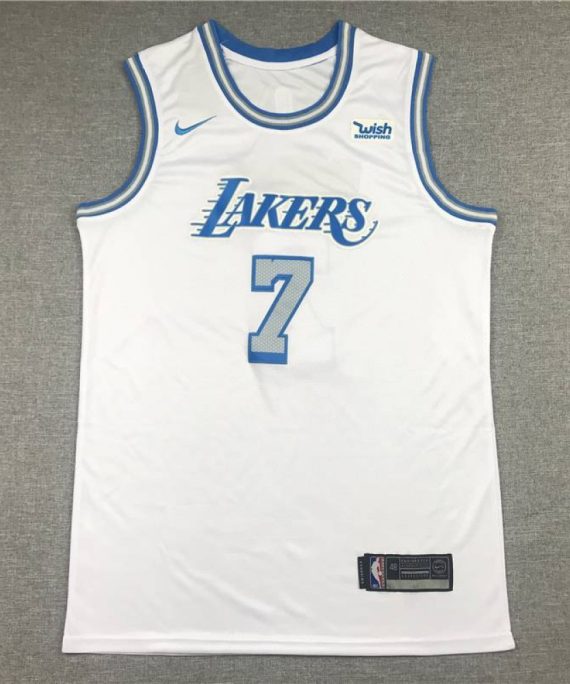 Camiseta Carmelo Anthony #7 Los Angeles Lakers City Edition Blanco
