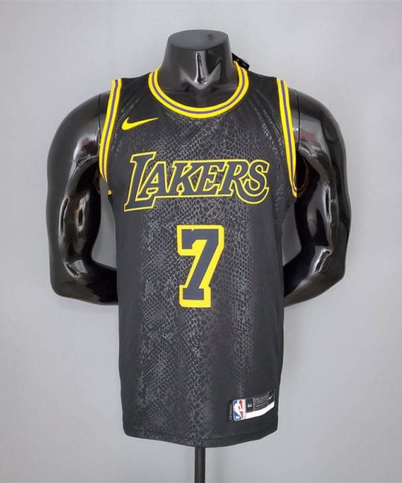 Camiseta Carmelo Anthony #7 Los Angeles Lakers Púrpura
