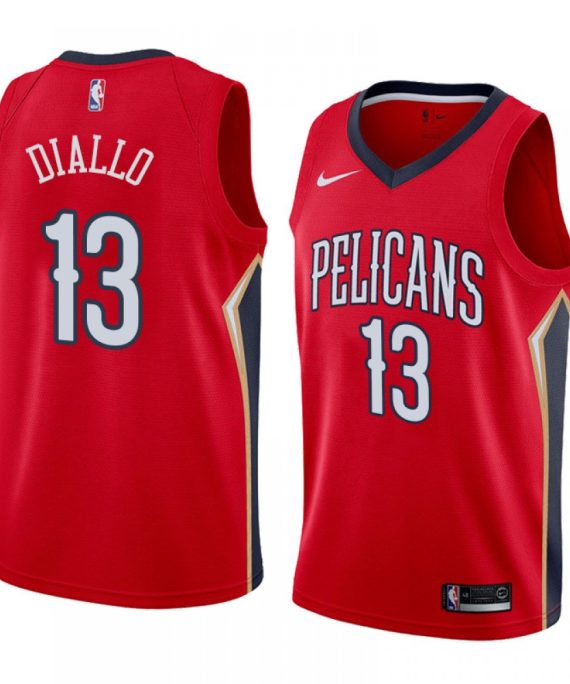 Camiseta Cheick Diallo #13 New Orleans Pelicans Rojo