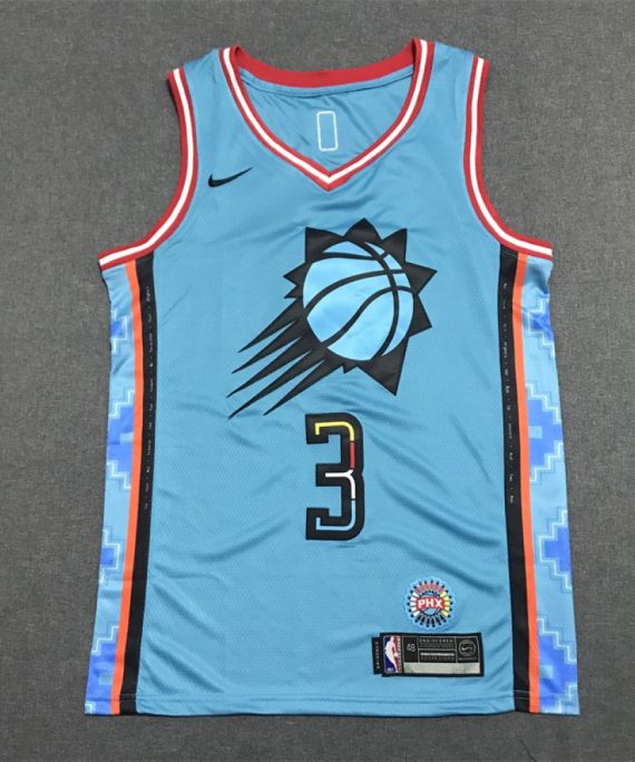 Camiseta Chris Paul #3 Phoenix Suns 22/23 City Edition Azul
