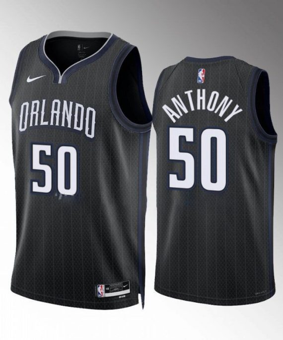 Camiseta Cole Anthony #50 Orlando Magic 2022-23 City Edition Negro