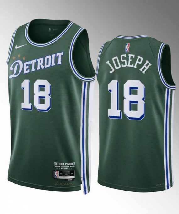 Camiseta Cory Joseph #18 Detroit Pistons 2022-23 City Edition Verde