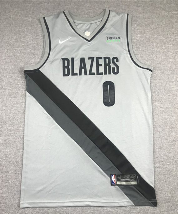 Camiseta Damian Lillard #0 Portland Trail Blazers Earned Edition