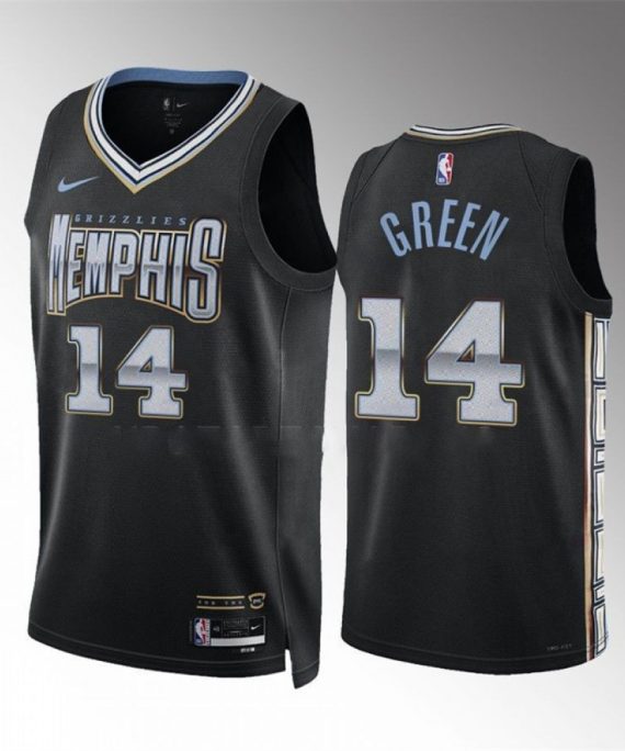 Camiseta Danny Green #14 Memphis Grizzlies 2023 Negro City Edition