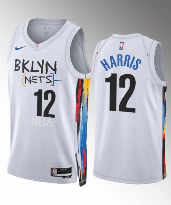 Camiseta Joe Harris #12 Brooklyn Nets 2022-23 City Edition Blanco