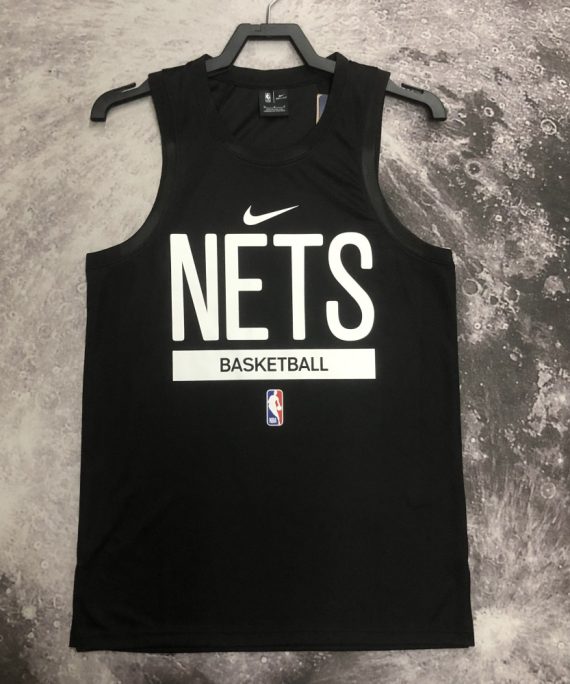 Camiseta De Entrenamiento Brooklyn Nets 2023 Negro