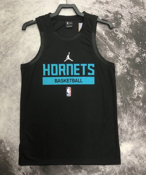 Camiseta De Entrenamiento Charlotte Hornets 2023 Negro