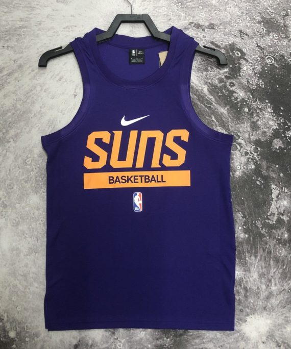 Camiseta De Entrenamiento Phoenix Suns 2023 Púrpura