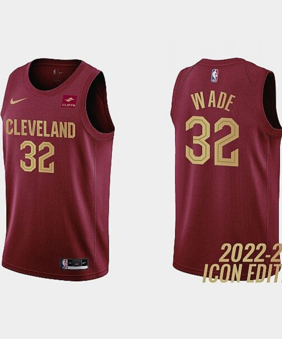 Camiseta Dean Wade #32 Cleveland Cavaliers 2023 Rojo