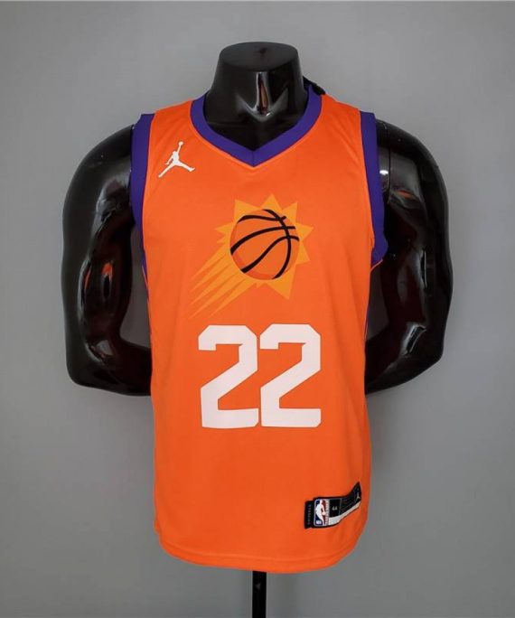 Camiseta Deandre Ayton #22 Phoenix Suns 2021 Naranja