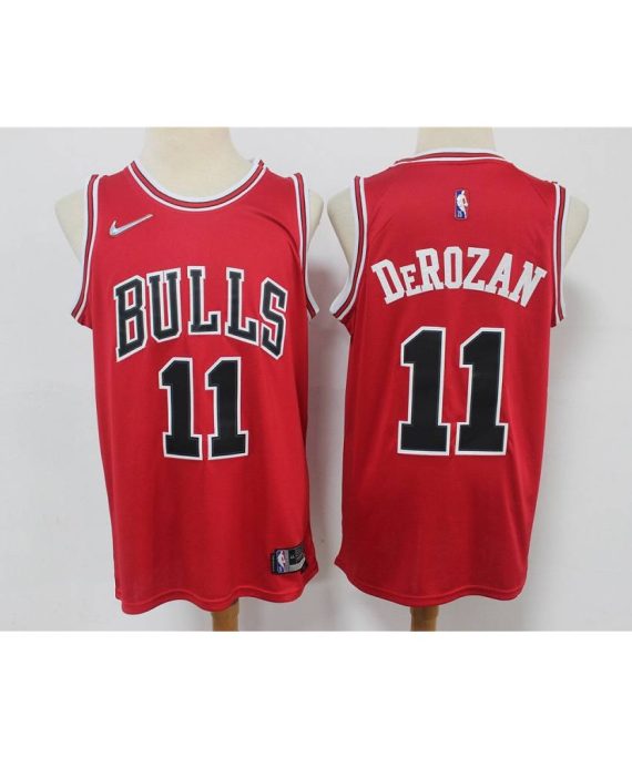Camiseta DeMar DeRozan #11 Chicago Bulls Edición 75 Aniversario Rojo