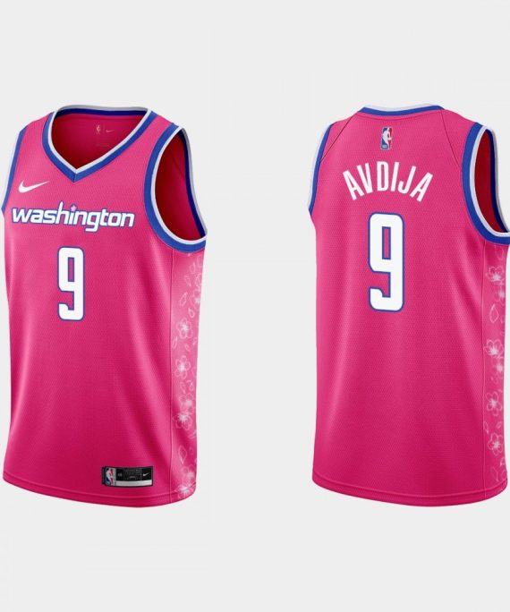 Camiseta Deni Avdija #9 Washington Wizards 22/23 Rosa City Edition