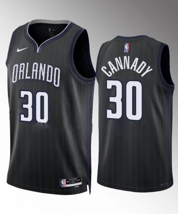 Camiseta Devin Cannady #30 Orlando Magic 2022-23 City Edition Negro