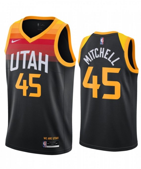 Camiseta Donovan Mitchell #45 Utah Jazz 2021 City Edition