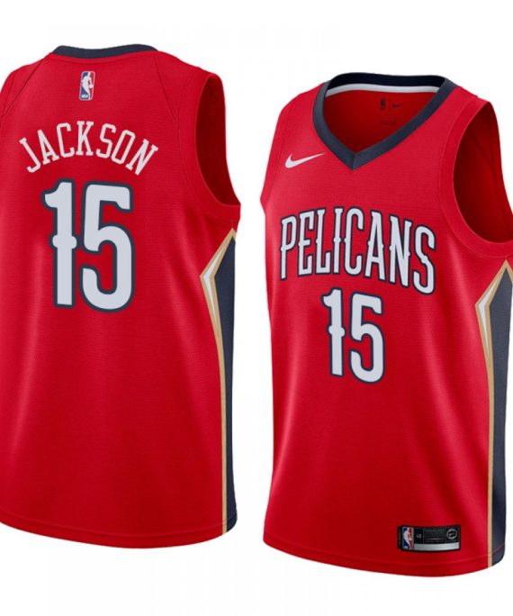 Camiseta Frank Jackson #15 New Orleans Pelicans Rojo