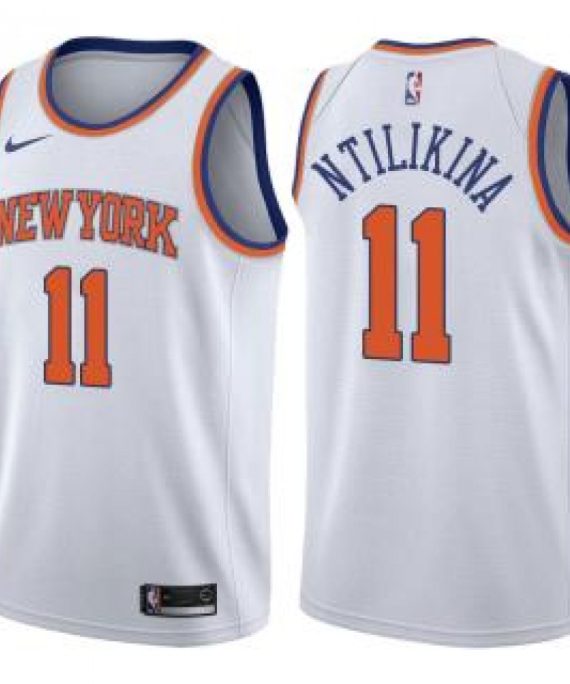 Camiseta Frank Ntilikina #11 New York Knicks 17/18 Blanco Association