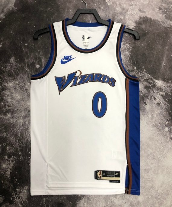 Camiseta Gilbert Arenas #0 Washington Wizards 2023 Classic Edition Blanco