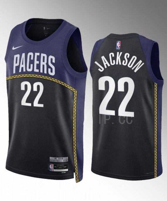 Camiseta Isaiah Jackson #22 Indiana Pacers 2022-23 City Edition Negro