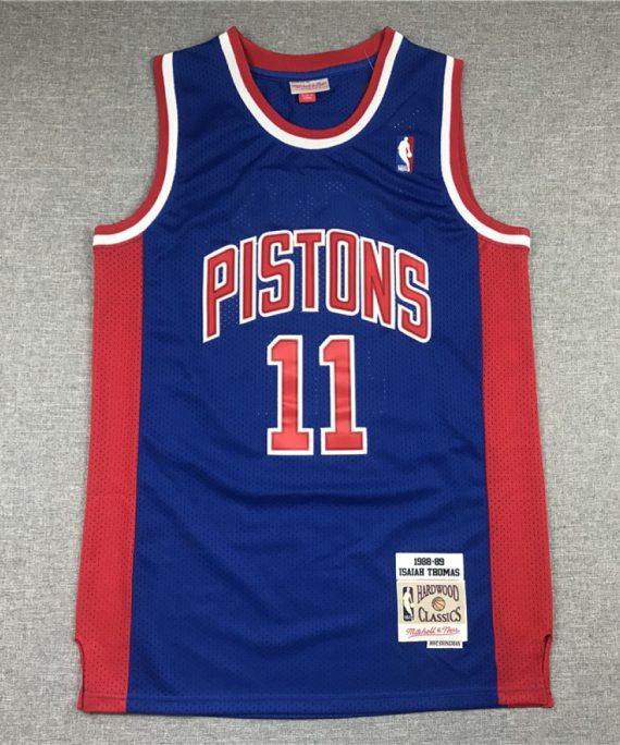 Camiseta Isiah Thomas #11 Detroit Pistons Azul