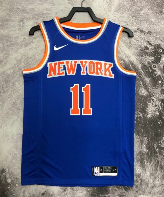 Camiseta Jalen Brunson #11 New York Knicks Azul