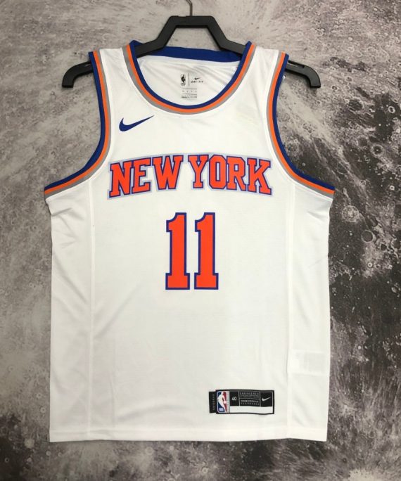 Camiseta Jalen Brunson #11 New York Knicks Blanco