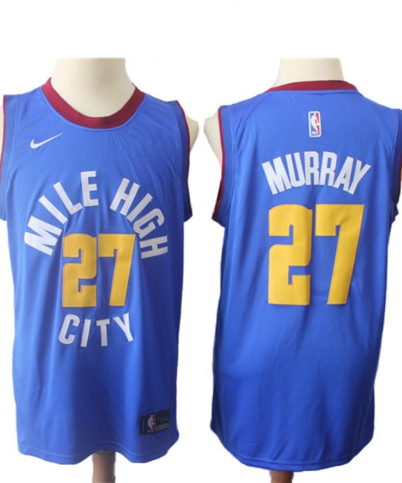 Camiseta Jamal Murray #27 Denver Nuggets 18/19 Azul Statement Edition
