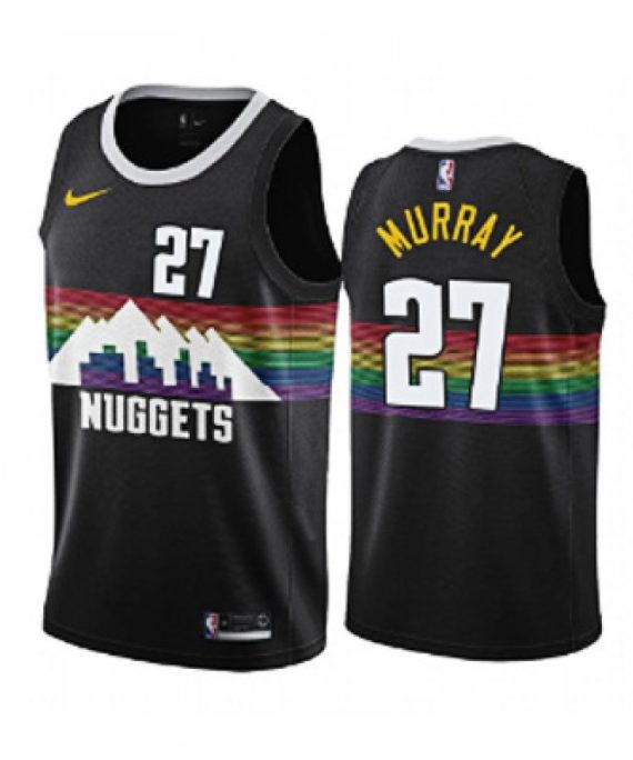 Camiseta Jamal Murray #27 Denver Nuggets 2019/20 Negro City Edition