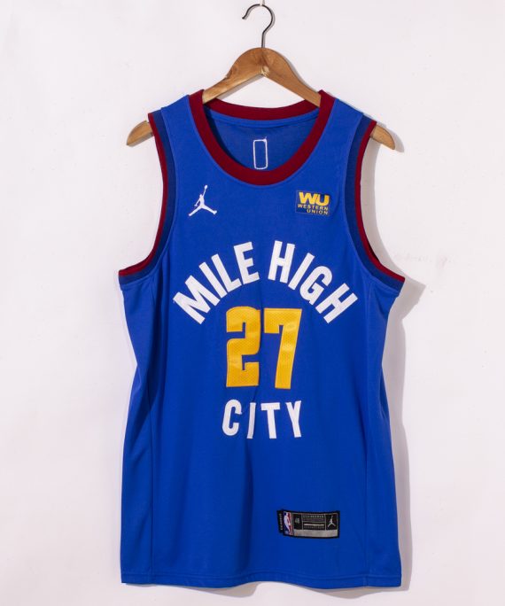 Camiseta Jamal Murray #27 Denver Nuggets 2021 Azul City Edition