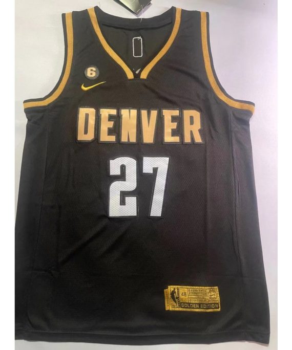 Camiseta Jamal Murray #27 Denver Nuggets 2023 Negro