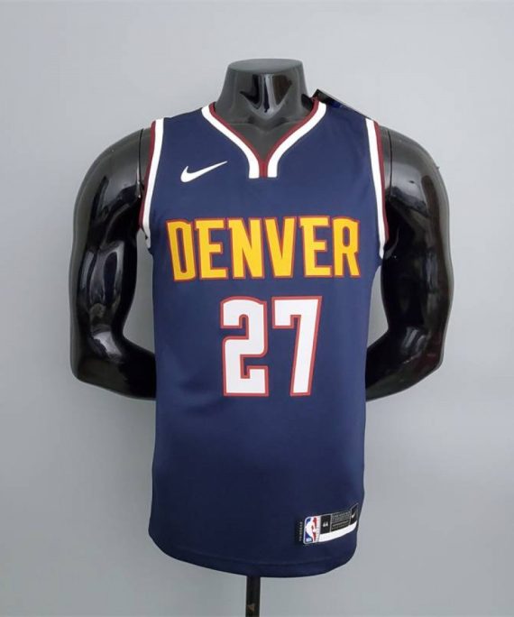 Camiseta Jamal Murray 27 Denver Nuggets Azul Marino