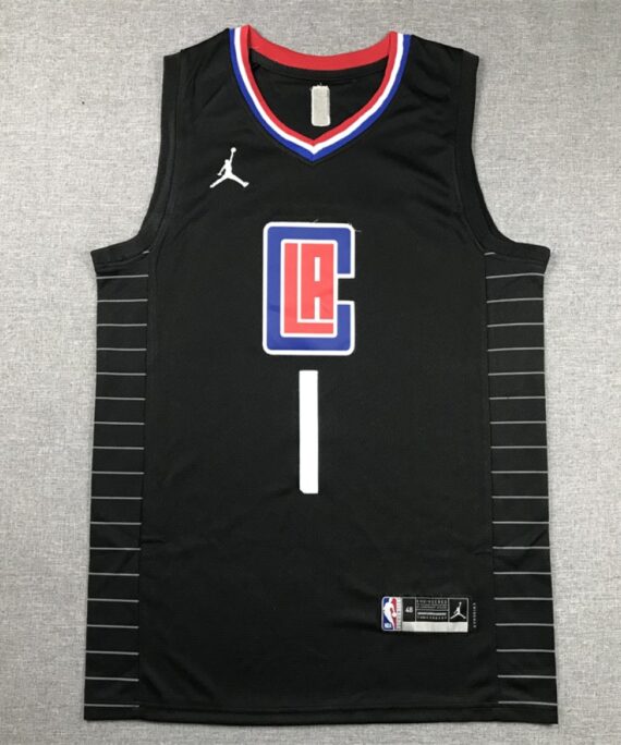 Camiseta James Harden #1 Los Angeles Clippers 2024 Negro